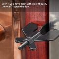 Portable Door Lock for Travel Used with Door Security Bar,Door Locker From Inside for Home Hotel Airbnb Motel Apartment. 