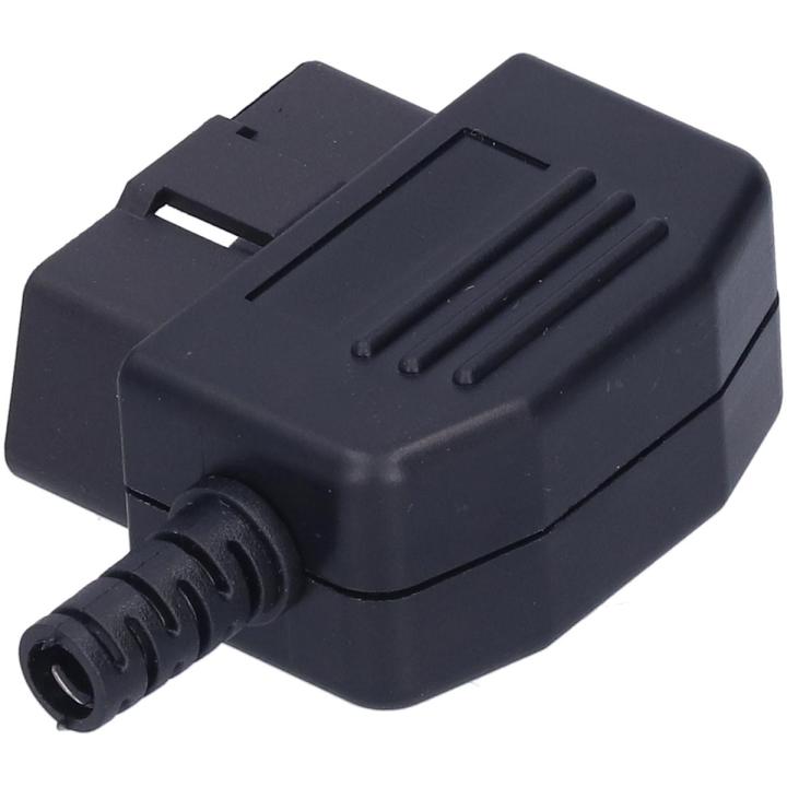 OBD2 16 Pin Male Connector Plug Auto Diagnostic Tool Adapter ABSUniversal