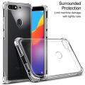 For Huawei Y7 Prime 2018 Airbag Anti-shock Silicone Soft TPU Clear Case Transparent. 
