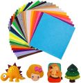 Pack of 10 - A4 Size Plain Felt Fabric Sheets. 
