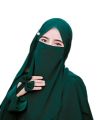 EMERALD GREEN NIQAB SUPER BREATHABLE & COMFY. 