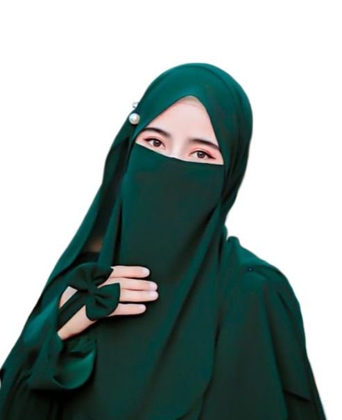 EMERALD GREEN NIQAB SUPER BREATHABLE & COMFY