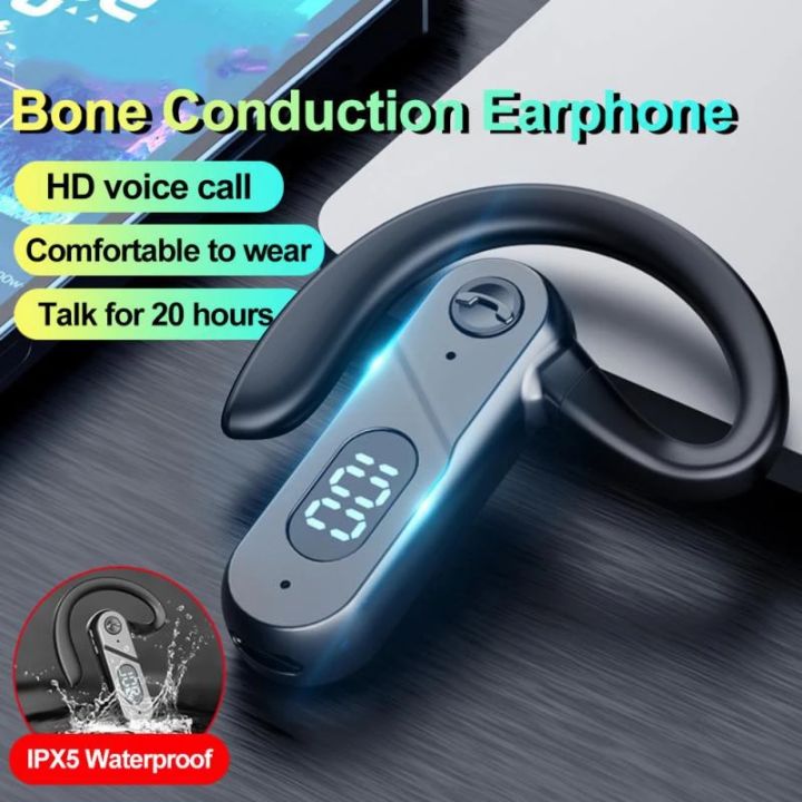 TWS Wireless Earphones Bluetooth 5.2 Headphones Bone Conduction Headsets Sport Earphone Noise Reduction Earbuds for Xiaomi