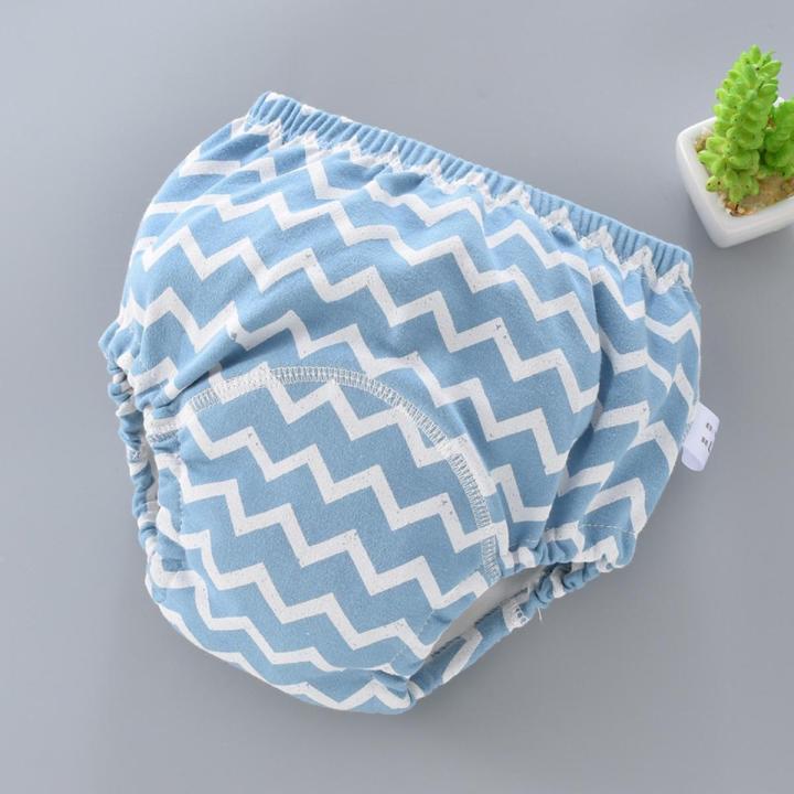 Hot Sale 6 Layers Baby Training Pants Toddler Kid Potty Learning Underwear Cloth Diapers Seluar Bayi M L