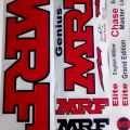 3d embossed sticker MRF  bat sticker. 