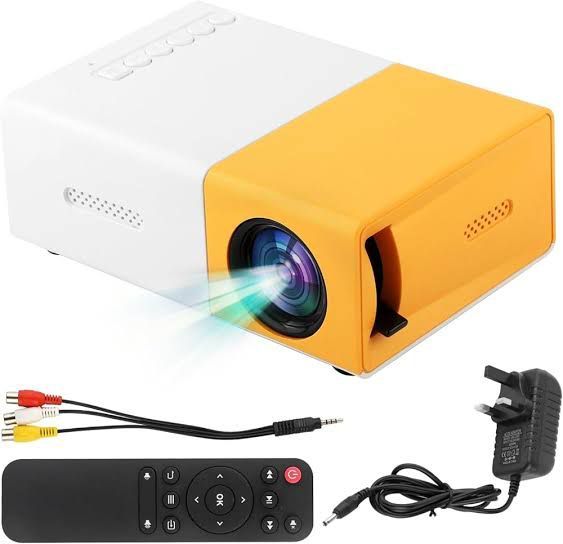 Portable LED Projector with HDMI and USB Port / Direct Power (Size upto ...