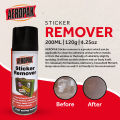 AeroPak Sticker & Adhesive Remover Spray – Easily Removes Stickers, Gum, Wax, Crayons, Labels, Glue & Tape From Multiple Surfaces – Fast Action Formula For Home, Office & Automotive Use (Imported 200ML). 