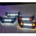 Yamaha Monogram LED 3D Full White Slim Design For All Ybr Yamaha Models For Motorcycle. 