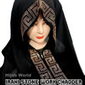 Hijab world Best Chadder with DMC Fancy Diamondtizes Stone. 