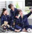 Couple Nightwear Satin Fabric 2-Piece Nighty Suit Set – Unisex, Comfortable & Luxurious. 