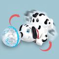 Disco Lightening Ball Dog Toy With Light Music and Bump and Go Action For Kids. 