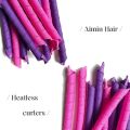 Spiral Hair Curlers No Heat Hair Curler Styling Kit Magic Hair Rollers Hair Styling Rollers Tools Spiral Hair Rollers with a Storage Bag (18Pcs). 