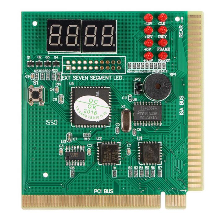 Diagnostic PCI 4-Digit Card PC Motherboard Post Checker Tester Analyzer Laptop