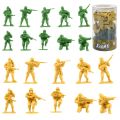 100 Pcs Set - Military Force Army Soldier Toy Set - War Man Action Figure Toys Set For Kids Boys Girls - Fighting Soldiers. 