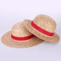 【HOT】 31 35Cm Luffy Hat Straw Hat Performance Animation Cosplay Sun Protection Accessories Hat Summer Sun Hat Straw Hats For Women. 