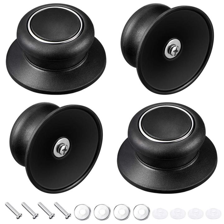 4 Pieces Pot Lid Knob Pan Lid Holding Handle Universal Kitchen Cookware Lid Replacement Knob