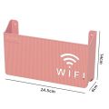 Wall-mounted router box Office Media Decor Console Wifi Wifi box Wireless storage boxes Rack Bracket Hangings Wall Shelf. 
