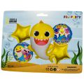 BABY SHARK THEME FOIL BALLOON SET ( PACK OF 5 FOIL BALLOONS ). 