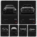 Sarcasmsm Pop German Cars Rs3 Car Photography Poster Aesthetic Luxury R8 C8 Supercar GTR SUV Canvas Print Wall Art Home Driver Room Decor. 