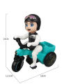 Stunt Tricycle Toy In Two Random Colors For Kids/ Electric Tricycle 360 ​​Degree Rotating Stunt Boy Bicycle Music & Light/ Battery Operated Bump & Go Stunt Bike Boy Tricycle With One Wheeling Stunt Head Swingable Perfect For Gifts To Baby & Toddler. 