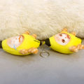 Cross-border hot selling banana cat voice ragdoll doll pendant crying cat plush toy doll keychain wholesale. 