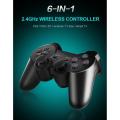 6 IN 1 Game Controller 2.4G Wireless Dual Vibration Gamepad Controller Joystick Joypad For Dualshock 2 / 3   PS2 PS3 PC TV box Windows 7 / 8 / 10. 