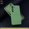 Samsung Galaxy S23 5G Cover - Light Green - ONation Silica Gel Series - HQ Liquid Silicone Elegant Colors Camera Protection Soft Case. 