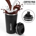500ml Travel Coffee Mug | Hot & Cold Insulated Mugs Thermos Flask Vacuum Insulation upto 8 hours | Stainless Steel. 