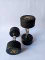 Pair of high quality rubber dumbell 2 kg dumbells (2+2=4).. 