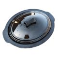 Serving Rice Dish | Salan Bowl with Lid Black Melamine. 