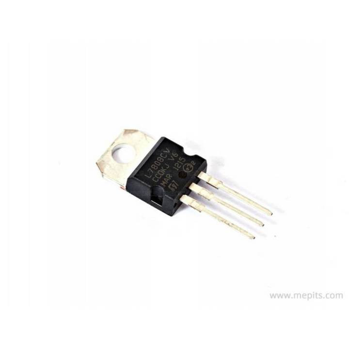 Pack of 2 - Original LM7808 Voltage Regulator IC - 8V 1.5A