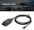 VCDS HEX-V2 V2 18.9 CAN USB Interface Car Auto Fault Diagnosis Wire Cable with CD software (German/English/French/Italian). 