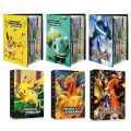 Summerflowers - 240PCS Game Card Collection Holder for Pokemon Cards Album Book Cartoon - Anime Collection Folder for kids (cards excluded). 