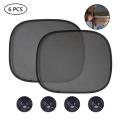 Enovoe Car Window Shade - (6 Pack) - Sunshade for Car Windows prevent Sun, Glare and UV Rays Protection for Your Child - Baby Side Window Car Sun Shades. 