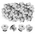 High Quality Metal Pin Clasps, Pin Back Keepers, Badge Locking Pin Back. 