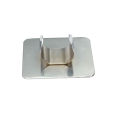 Salon Manicure Finger Ring Color Palette Make Up Cream Foundation Mixing Palette Cosmetic Make Up Tool Stainless Steel Plate. 