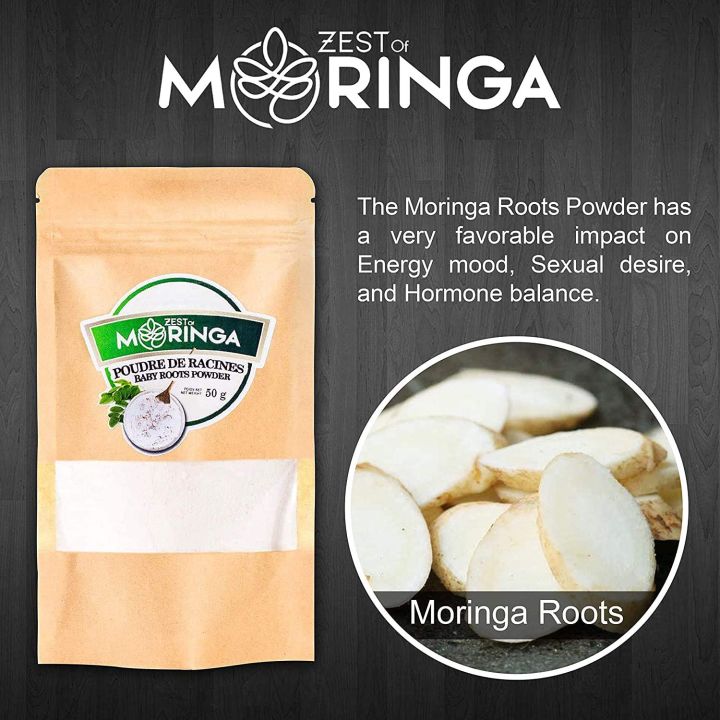 Taiga Root Powder Moringa Roots Powder 50gPowerful Food Supplement with Natural Nutrients ...
