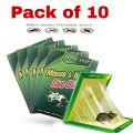 Pack of 10 - Mouse & Rat Glue Traps - Special Catch Mouse & Rat Bond Trap - Mouse Trap Book - Mouse Catcher Glue Book - Rat Glue Pad - Mouse and Rat Trap Glue Book with Extra Stickiness - PASBAN RAT BOOK. 