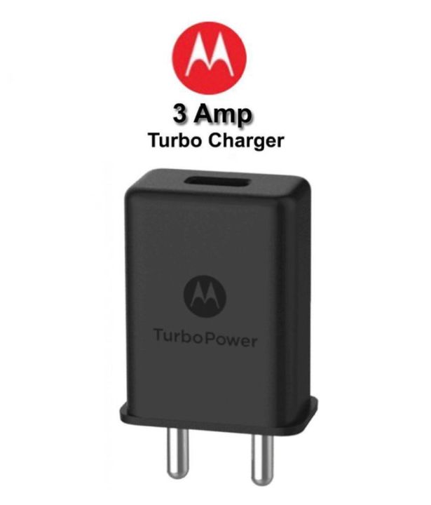 Motorola Turbo Power SC-25 - 3.0amp Charging Speed - Fast Charging Show - Supported All Brands Motorola Samsung Sony Infinix Oppo Vivo (100% Original)