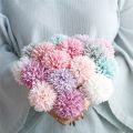 1/10Pcs 29Cm Artificial Flower Dandelion Ball Chrysanthemum Living Room Potted Flower Arrangement Wedding Decoration. 