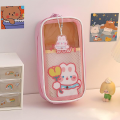 Kawaii Pencil Case Cute Pencil Case Aesthetic Cute Pencil Pouch with Accessories Kawaii School Supplies for Teen Girls (Blue)…. 
