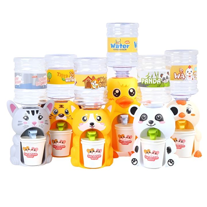 Mini Water Dispenser Toy Drinking Fountain Model Miniature Life Play Scene Model Children Educational Toys for Boys and Girls Kids Mini Water Dispenser Drinking Water Simulation Hand Press Pump Cooler Cute Children Pretend Play Toy