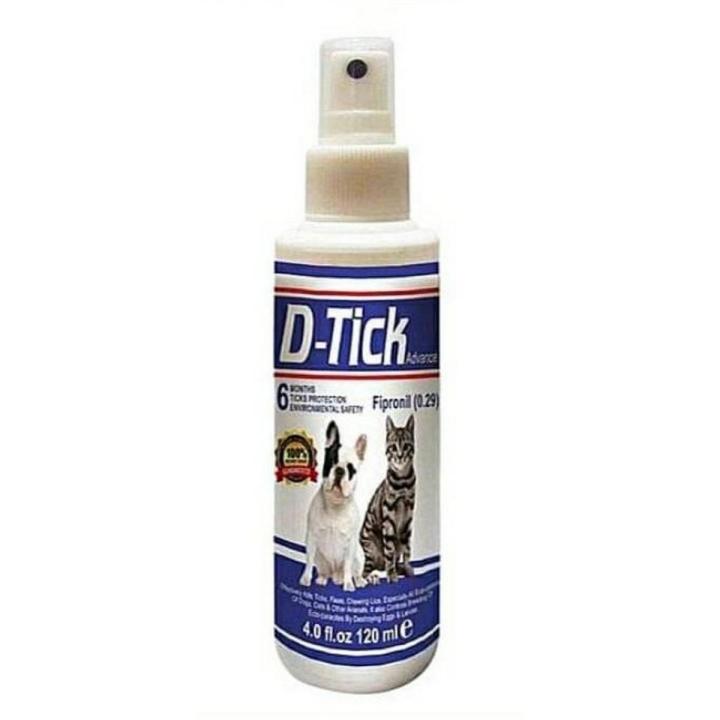 D-Tick Fleas Spray - D Tick for Cats and Dogs