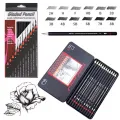 Set of 12pcs different shades Drawing/Sketching pencils. 