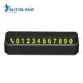 Phone Number Plate Hidden Press Type Temporary Parking Card. 