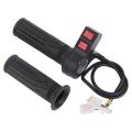 Electric Bicycle Universal 3 Gear Speed Grips Throttle Switch Transfer Handles E-Bike 3 Speed Control Handle. 