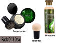 Pack Of 3 Sunisa 3 In 1 Air Cushion Cc And Bb Cream Waterproof Foundation Cream  Sunisa Hair Grower Shampoo and Sunisa Blender. 