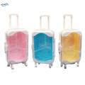 1/12 Mini Trolley Luggage,Doll House Scenery Pretend Play Toy,Miniature Trunk Living Room Furniture. 