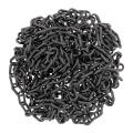 BISupply Plastic Chain Links Black Chain Link Plastic Chains Crowd Control Chain Black 198 Inch/16.5 Foot. 