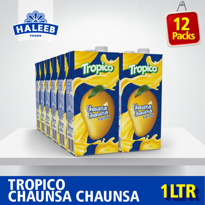 Tropico Chaunsa Chaunsa mango juice 1000ml - Fruit Drink-Pack of 12